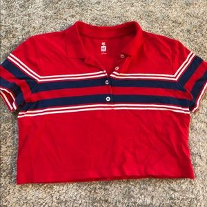 Red Crop Top